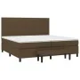 Boxspring-Bett mit dunkelbraunem Stoffmatratze 200x200 cm. von , Betten und Lattenroste - Ref: Foro24-3136784, Preis: 741,46 ...