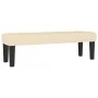 Box spring bed with cream-colored fabric mattress 140x200 cm by , Beds and slatted bases - Ref: Foro24-3136842, Price: 578,90...