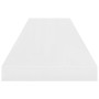 Schwebendes Wandregal 2 Stück MDF glänzend weiß 90x23,5x3,8cm von vidaXL, Regale und Regale - Ref: Foro24-323755, Preis: 48,2...