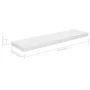 Set of 2 glossy white MDF floating wall shelves 90x23.5x3.8cm by vidaXL, Shelves and shelves - Ref: Foro24-323755, Price: 47,...