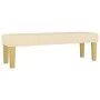 Cama box spring con colchón tela color crema 140x190 cm de , Camas y somieres - Ref: Foro24-3137394, Precio: 573,44 €, Descue...