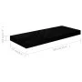 Floating wall shelf 4 pcs glossy black MDF 60x23.5x3.8 cm by vidaXL, Shelves and shelves - Ref: Foro24-323771, Price: 51,46 €...