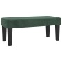 Box spring bed with dark green velvet mattress 90x190 cm by , Beds and slatted bases - Ref: Foro24-3137698, Price: 359,45 €, ...
