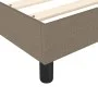Box spring bed with gray taupe fabric mattress 200x200 cm by , Beds and slatted bases - Ref: Foro24-3144451, Price: 585,13 €,...