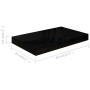 Estante flotante de pared negro brillante MDF 40x23x3,8 cm de vidaXL, Estantes y estanterías - Ref: Foro24-323763, Precio: 18...