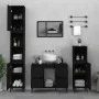 3-teiliges Badmöbel-Set Sperrholz schwarz von , Badezimmermöbel - Ref: Foro24-3185606, Preis: 222,13 €, Rabatt: %