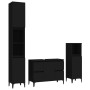 Juego de muebles de baño 3 pzas madera contrachapada negro de , Muebles de baño - Ref: Foro24-3185606, Precio: 221,67 €, Desc...