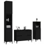 3-teiliges Badmöbel-Set Sperrholz schwarz von , Badezimmermöbel - Ref: Foro24-3185606, Preis: 222,13 €, Rabatt: %