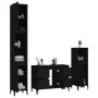 3-teiliges Badmöbel-Set Sperrholz schwarz von , Badezimmermöbel - Ref: Foro24-3185606, Preis: 222,13 €, Rabatt: %