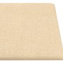 Paneles de pared 12 uds tela color crema 90x15 cm 1,62 m² de , Recubrimiento de paredes - Ref: Foro24-343872, Precio: 50,31 €...
