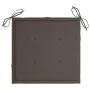Garden chairs 8 pcs teak wood with taupe gray cushions by , Garden chairs - Ref: Foro24-3072897, Price: 640,88 €, Discount: %