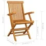 Garden chairs 8 pcs teak wood with taupe gray cushions by , Garden chairs - Ref: Foro24-3072897, Price: 640,88 €, Discount: %