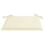 Sillas de jardín 4 uds madera teca con cojines color crema de , Sillas de jardín - Ref: Foro24-3065619, Precio: 354,09 €, Des...