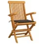 Garden chairs 4 units teak wood with taupe gray cushions by , Garden chairs - Ref: Foro24-3065625, Price: 361,84 €, Discount: %