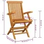 Garden chairs 4 units teak wood with taupe gray cushions by , Garden chairs - Ref: Foro24-3065625, Price: 361,84 €, Discount: %