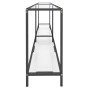 Tempered glass transparent console table 200x35x75.5 cm by , Side tables - Ref: Foro24-331706, Price: 97,84 €, Discount: %