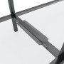 Tempered glass transparent console table 200x35x75.5 cm by , Side tables - Ref: Foro24-331706, Price: 97,84 €, Discount: %