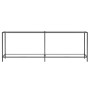 Tempered glass transparent console table 220x35x75.5 cm by , Side tables - Ref: Foro24-331710, Price: 132,97 €, Discount: %