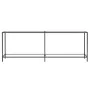 Tempered glass transparent console table 220x35x75.5 cm by , Side tables - Ref: Foro24-331710, Price: 130,41 €, Discount: %