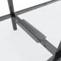 Tempered glass transparent console table 220x35x75.5 cm by , Side tables - Ref: Foro24-331710, Price: 130,41 €, Discount: %