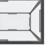 Tempered glass transparent console table 220x35x75.5 cm by , Side tables - Ref: Foro24-331710, Price: 132,97 €, Discount: %