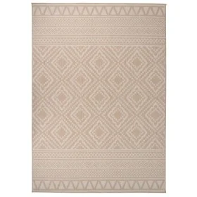 Flachgewebter Outdoor-Teppich braun gestreift 120x170 cm von , Teppiche - Ref: Foro24-340865, Preis: 43,02 €, Rabatt: %