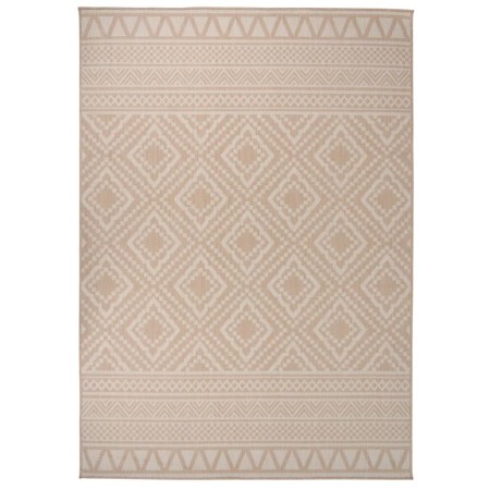 Outdoor flat weave rug with brown stripes 120x170 cm by , Rugs - Ref: Foro24-340865, Price: 41,30 €, Discount: %