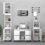 Sperrholz Waschbecken Schrank glänzend weiß 80x33x60cm von , Badezimmerwaschtische - Ref: Foro24-821278, Preis: 108,03 €, Rab...