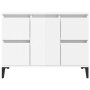 Sperrholz Waschbecken Schrank glänzend weiß 80x33x60cm von , Badezimmerwaschtische - Ref: Foro24-821278, Preis: 108,03 €, Rab...