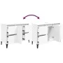 Sperrholz Waschbecken Schrank glänzend weiß 80x33x60cm von , Badezimmerwaschtische - Ref: Foro24-821278, Preis: 106,30 €, Rab...