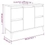 Sperrholz Waschbecken Schrank glänzend weiß 80x33x60cm von , Badezimmerwaschtische - Ref: Foro24-821278, Preis: 106,30 €, Rab...