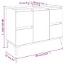Sperrholz Waschbecken Schrank glänzend weiß 80x33x60cm von , Badezimmerwaschtische - Ref: Foro24-821278, Preis: 108,03 €, Rab...