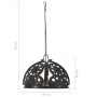 Industrielle Deckenleuchte mit Zahnraddesign 45 cm E27 von vidaXL, Lampen - Ref: Foro24-323714, Preis: 66,99 €, Rabatt: %