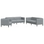 3-piece light gray fabric sofa set by , Sofas - Ref: Foro24-3209229, Price: 644,77 €, Discount: %
