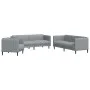 3-piece light gray fabric sofa set by , Sofas - Ref: Foro24-3209229, Price: 636,07 €, Discount: %