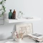 Bright white glossy MDF floating wall shelf 60x23.5x3.8 cm by vidaXL, Shelves and shelves - Ref: Foro24-323748, Price: 24,99 ...