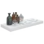 Glänzend weißes schwimmendes Wandregal aus MDF 60x23,5x3,8 cm von vidaXL, Regale und Regale - Ref: Foro24-323748, Preis: 23,7...