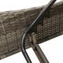 Synthetic rattan sun lounger with gray cushion 60x205x73 cm by , Loungers - Ref: Foro24-368280, Price: 159,65 €, Discount: %
