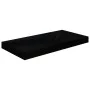 Floating wall shelf 4 pcs glossy black MDF 50x23x3.8 cm by vidaXL, Shelves and shelves - Ref: Foro24-323768, Price: 47,43 €, ...