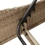 Sun lounger with beige synthetic rattan cushion 60x205x73 cm by , Loungers - Ref: Foro24-368282, Price: 165,77 €, Discount: %