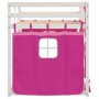 Bunk bed with solid pine wood curtains 75x190 cm by , Beds and slatted bases - Ref: Foro24-3283915, Price: 162,15 €, Discount: %