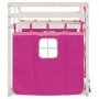 Bunk bed with solid pine wood curtains 75x190 cm by , Beds and slatted bases - Ref: Foro24-3283915, Price: 165,38 €, Discount: %