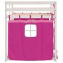 Bunk bed with solid pine wood curtains 80x200 cm by , Beds and slatted bases - Ref: Foro24-3283903, Price: 162,67 €, Discount: %