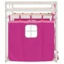 Bunk bed with solid pine wood curtains 80x200 cm by , Beds and slatted bases - Ref: Foro24-3283903, Price: 154,18 €, Discount: %