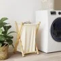 Cesto de la ropa sucia de bambú blanco crema 41,5x36x63,5 cm de , Cestas para ropa - Ref: Foro24-368034, Precio: 26,52 €, Des...
