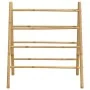 Double towel ladder with 4 bamboo steps 90x50x100 cm by , Towel racks - Ref: Foro24-368036, Price: 38,42 €, Discount: %