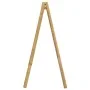 Double towel ladder with 4 bamboo steps 90x50x100 cm by , Towel racks - Ref: Foro24-368036, Price: 38,42 €, Discount: %