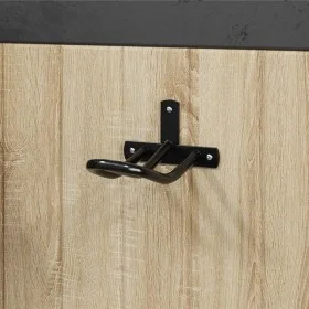 Wandflanschträger aus schwarzem Eisen von , Zubehör für Pferdezügel - Ref: Foro24-172452, Preis: 11,11 €, Rabatt: %