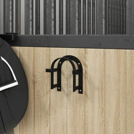 Wandflanschträger aus schwarzem Eisen von , Zubehör für Pferdezügel - Ref: Foro24-172450, Preis: 12,43 €, Rabatt: %
