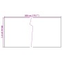 Balkonmarkise aus weißem synthetischem Rattan 300x80 cm von , Zaunpaneele - Ref: Foro24-156280, Preis: 33,20 €, Rabatt: %